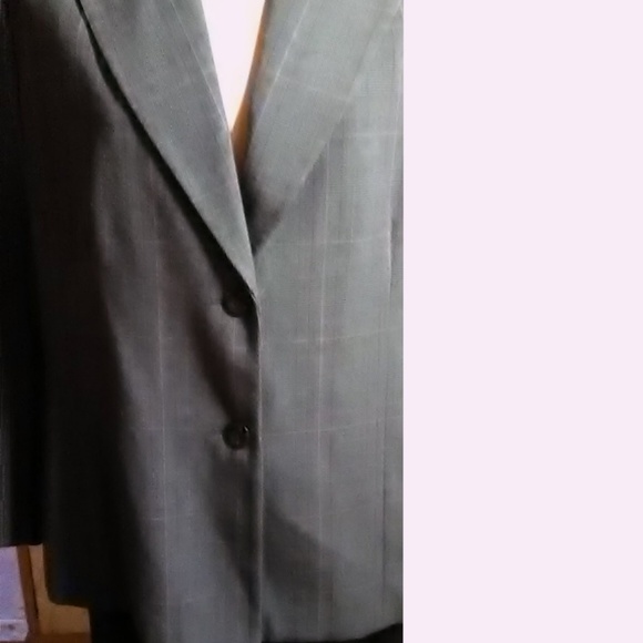 Apt 9 New Gray Plaid Blazer Size 16 - Picture 6 of 6